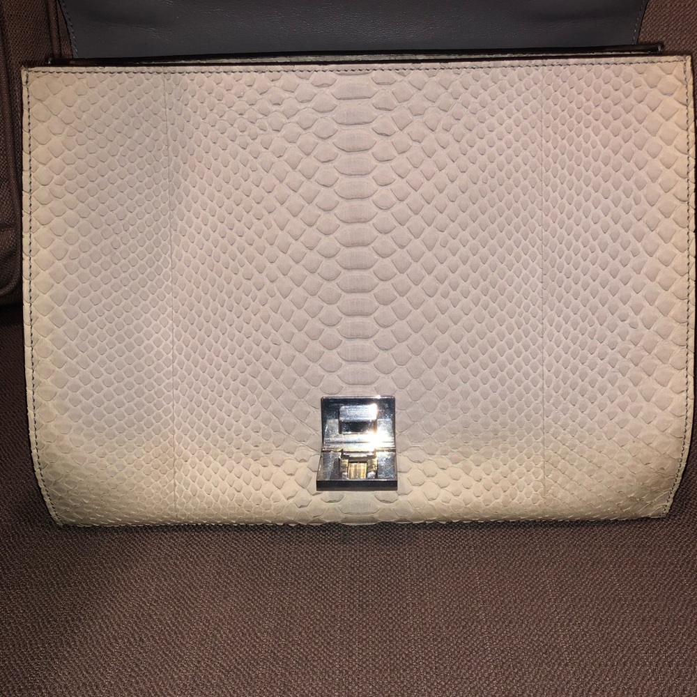 Céline Trapeze Bag with Python - Picture 9 of 10